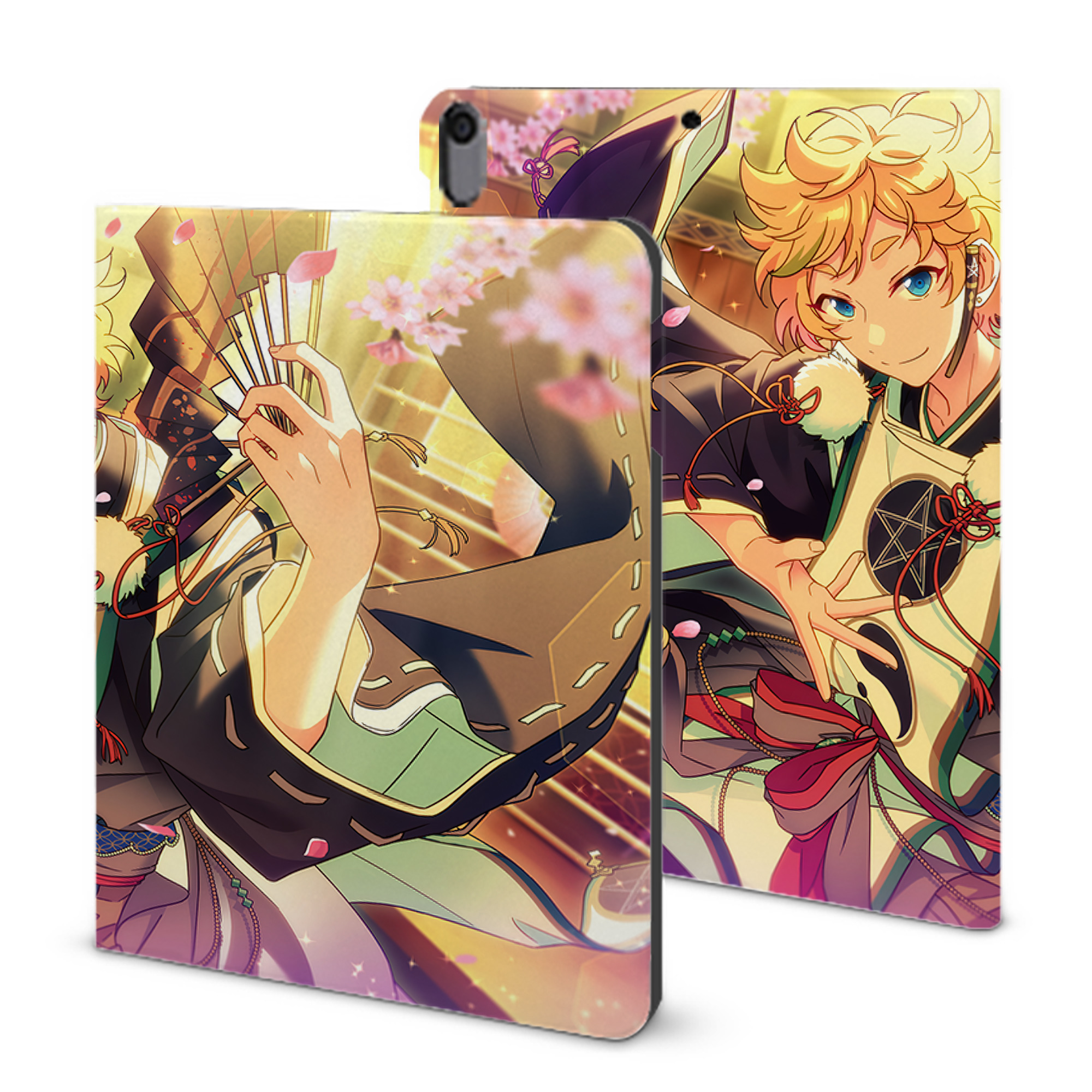 （画像用） あんさんぶるスターズ! Ensemble Stars IPad ケース ブック型 PUレザー TPU 耐衝撃 軽量 薄型 ペン収納なし 全面保護 IPad 各モデル対応